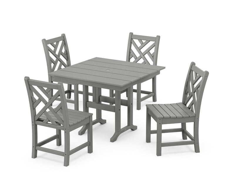 Picture of Chippendale Side Chair 5 Piece Farmhouse Dining Set