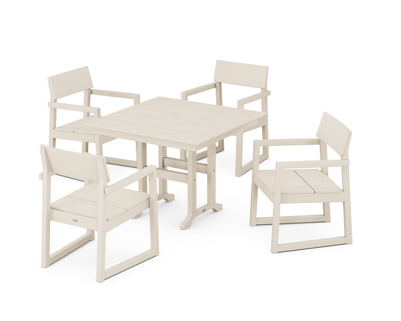 Picture of Edge 5 Piece Farmhouse Dining Set