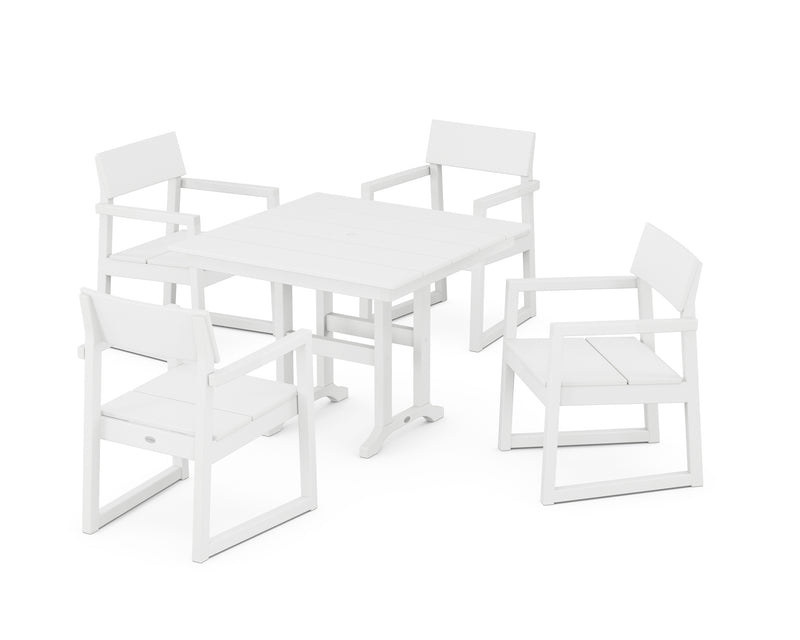 Picture of Edge 5 Piece Farmhouse Dining Set