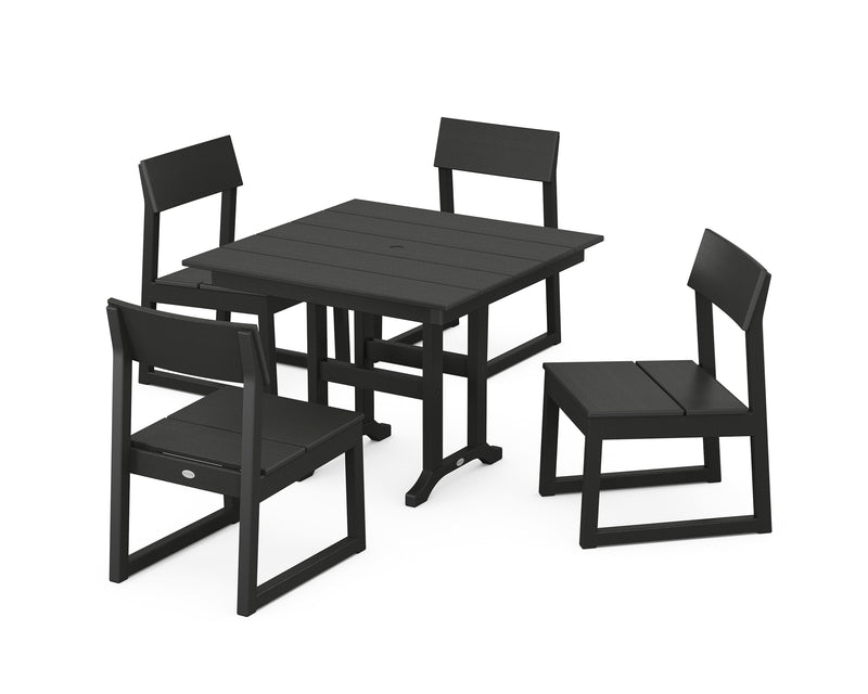 Picture of Edge Side Chair 5 Piece Farmhouse Dining Set