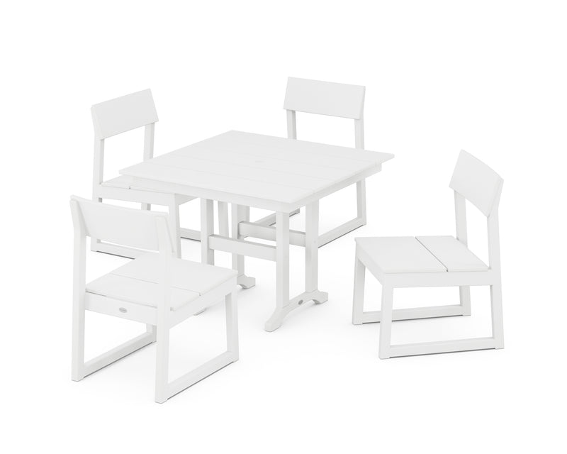 Picture of Edge Side Chair 5 Piece Farmhouse Dining Set