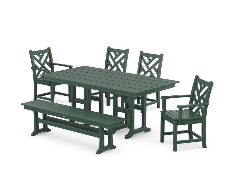 Picture of Chippendale 6 Piece Farmhouse Dining Set