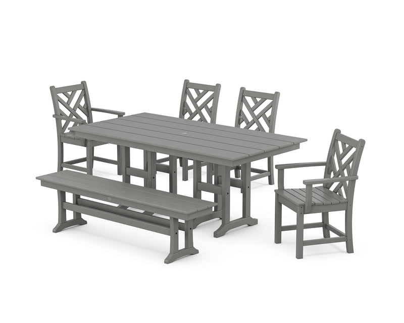 Picture of Chippendale 6 Piece Farmhouse Dining Set