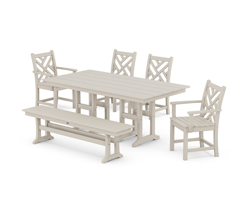 Picture of Chippendale 6 Piece Farmhouse Dining Set