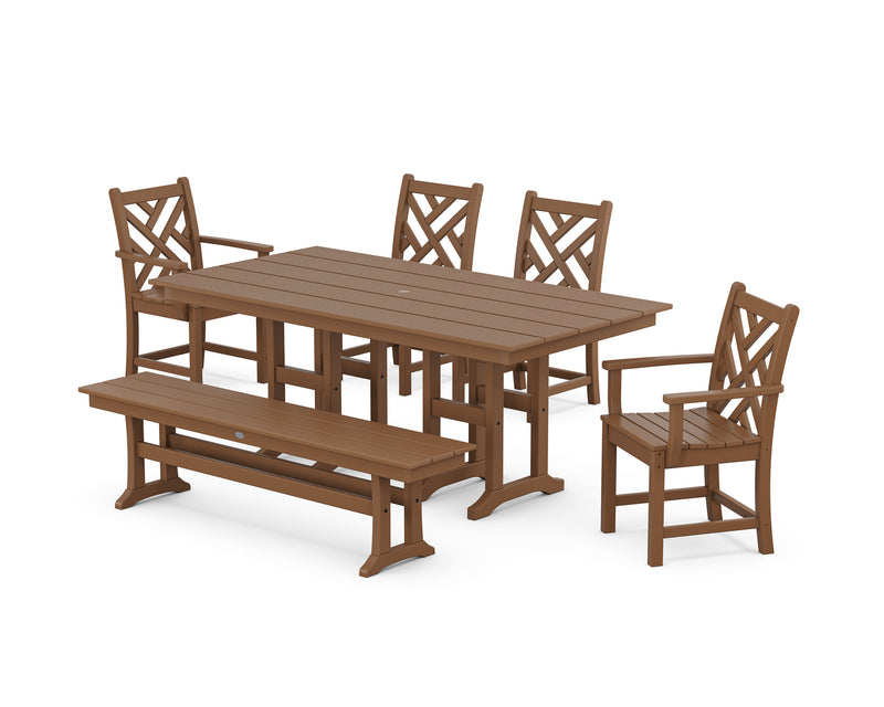 Picture of Chippendale 6 Piece Farmhouse Dining Set