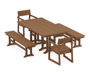 Picture of Edge 5 Piece Farmhouse Dining Set W/ Benches