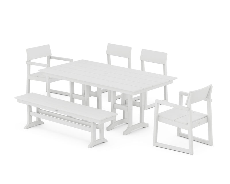 Picture of Edge 6 Piece Farmhouse Dining Set