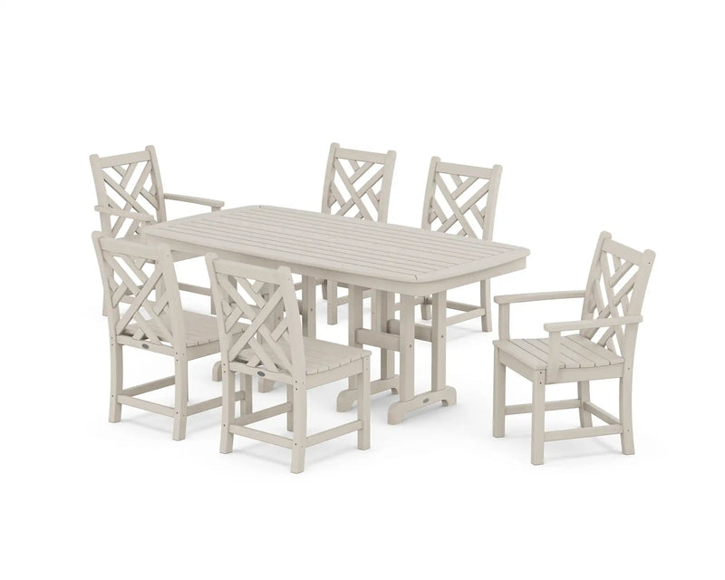 Chippendale 7 Piece Dining Set - The Great Escape