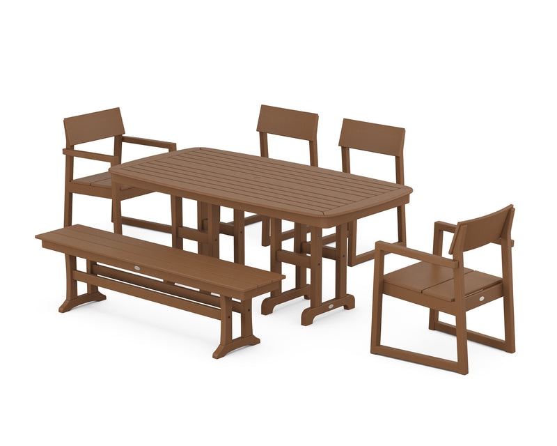 Picture of Edge 6 Piece Dining Set W/ Bench