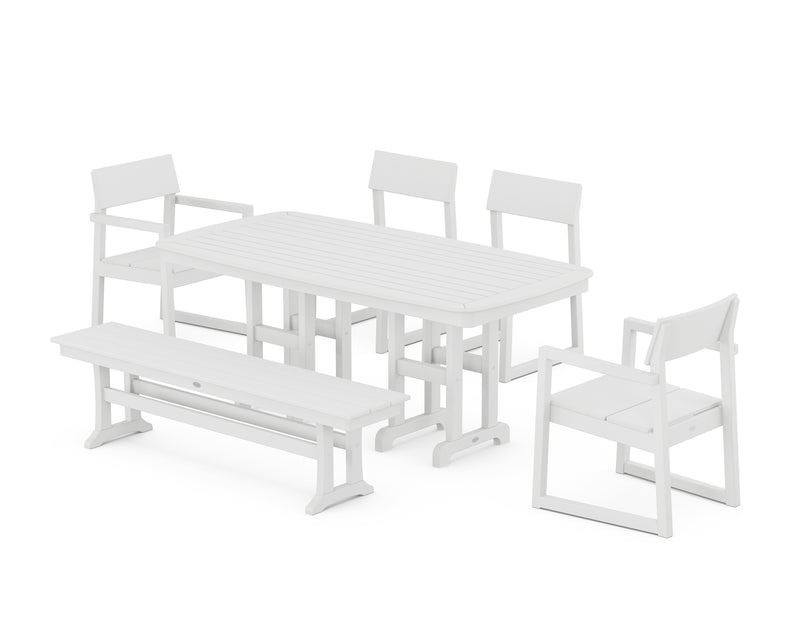 Picture of Edge 6 Piece Dining Set W/ Bench