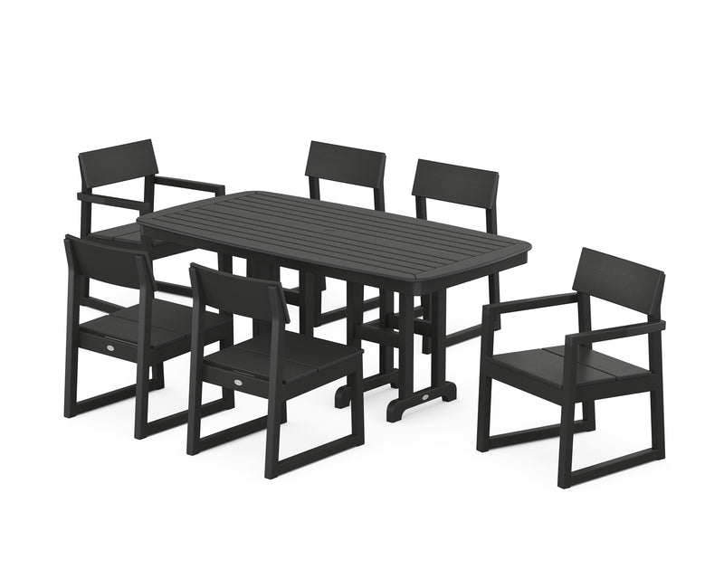 Picture of Edge 7 Piece Dining Set  W/ Pedestal Legs - The Great Escape