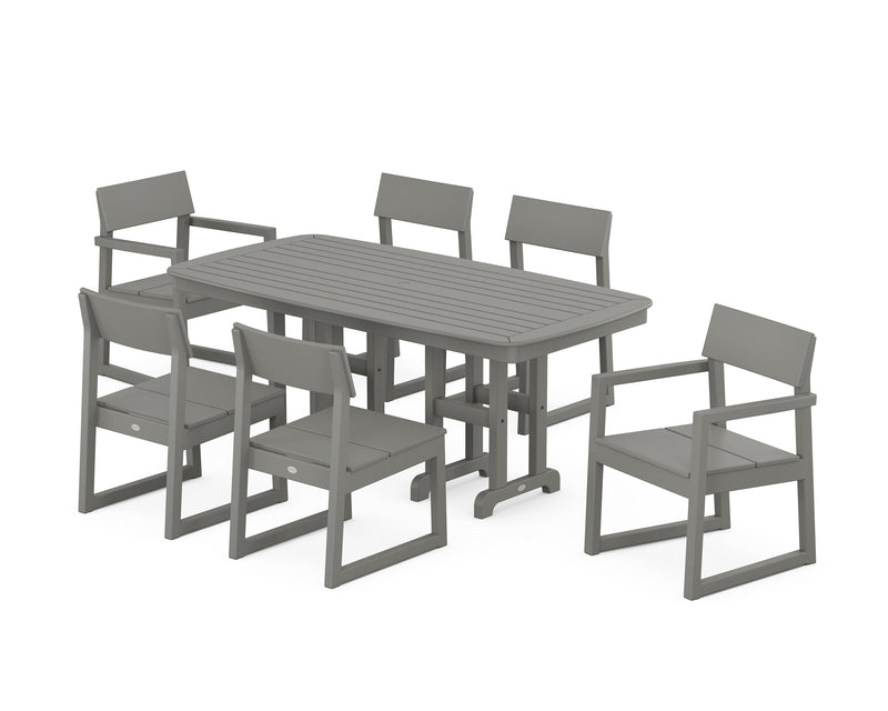 Picture of Edge 7 Piece Dining Set W/ Pedestal Legs - The Great Escape
