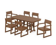 Picture of Edge 7 Piece Dining Set  W/ Pedestal Legs - The Great Escape