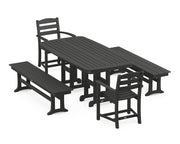 Picture of La Casa Café 5 Piece Dining Set W/ Benches