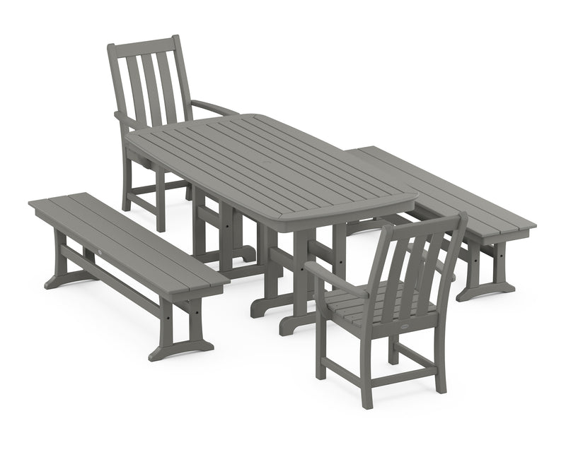 Picture of Vineyard 5 Piece Dining Set W/ Benches