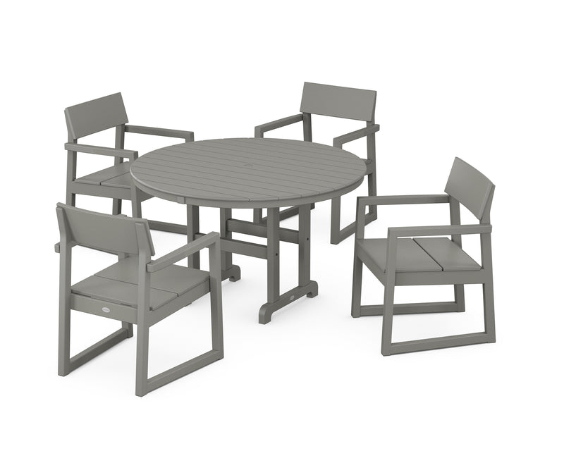 Picture of Edge 5 Piece Round Farmhouse Dining Set