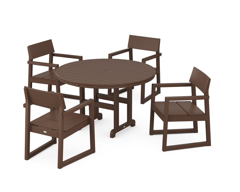 Picture of Edge 5 Piece Round Farmhouse Dining Set