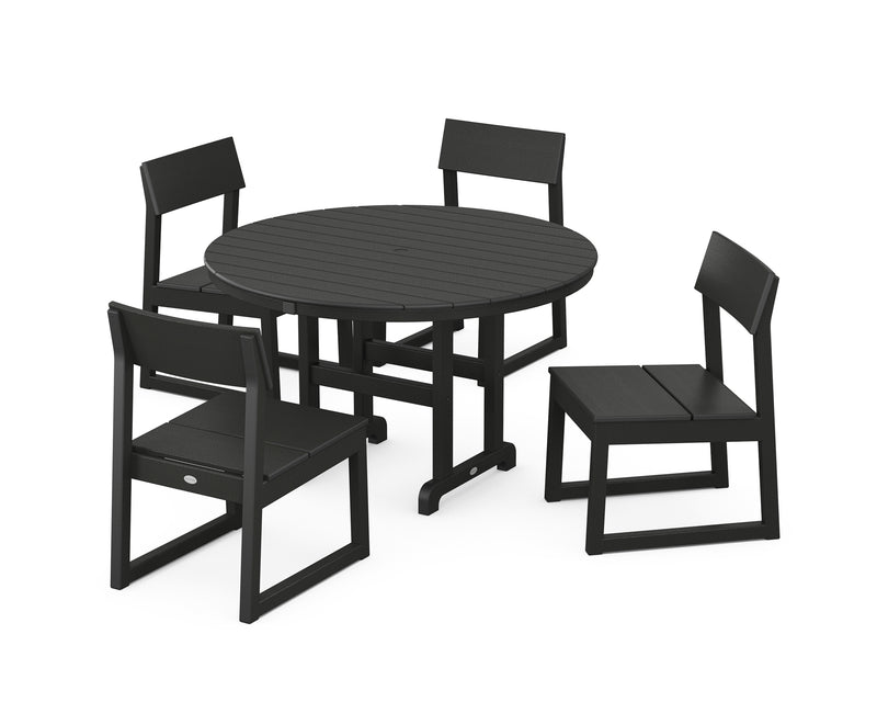 Picture of Edge Side Chair 5 Piece Round Farmhouse Dining Set