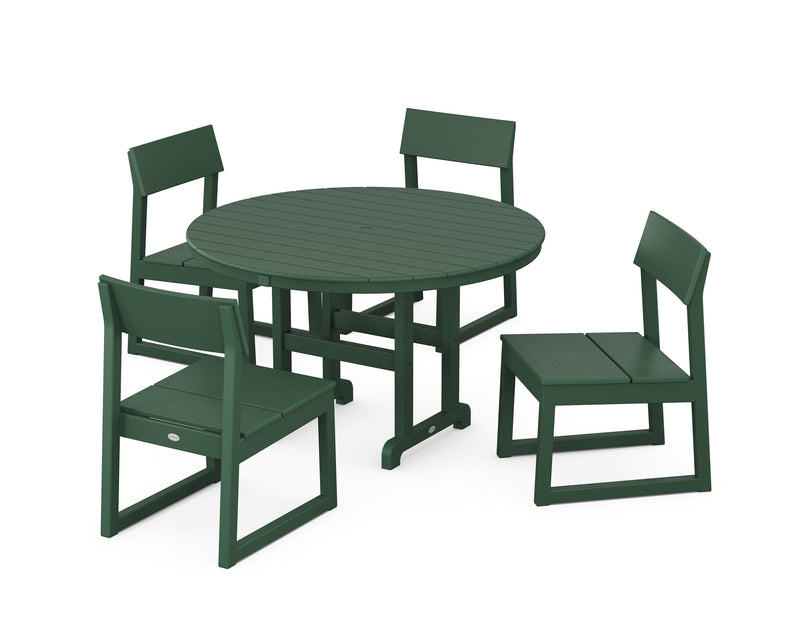 Picture of Edge Side Chair 5 Piece Round Farmhouse Dining Set