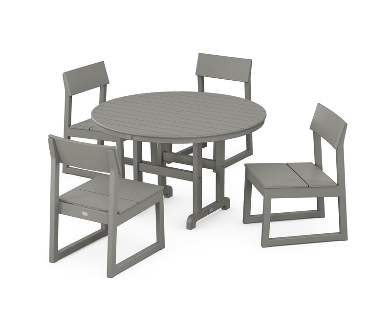 Picture of Edge Side Chair 5 Piece Round Farmhouse Dining Set