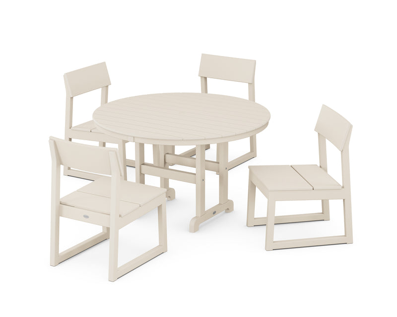 Picture of Edge Side Chair 5 Piece Round Farmhouse Dining Set