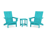 Modern Studio 3 Piece Adirondack Set - The Great Escape