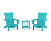 Modern Studio 3 Piece Adirondack Set - The Great Escape
