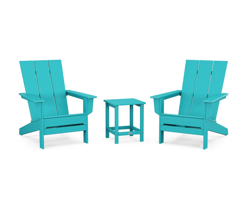 Modern Studio 3 Piece Adirondack Set - The Great Escape