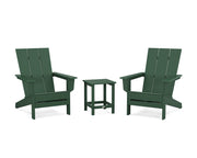 Modern Studio 3 Piece Adirondack Set - The Great Escape