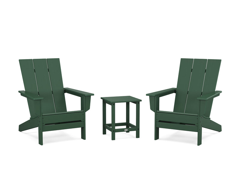 Modern Studio 3 Piece Adirondack Set - The Great Escape