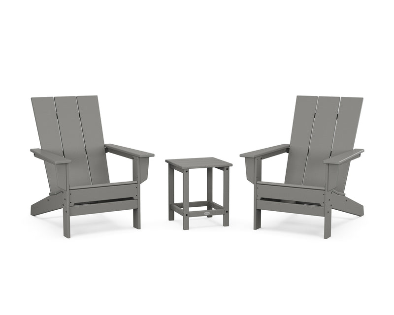 Modern Studio 3 Piece Adirondack Set - The Great Escape