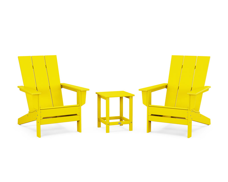 Modern Studio 3 Piece Adirondack Set - The Great Escape