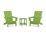Modern Studio 3 Piece Adirondack Set - The Great Escape
