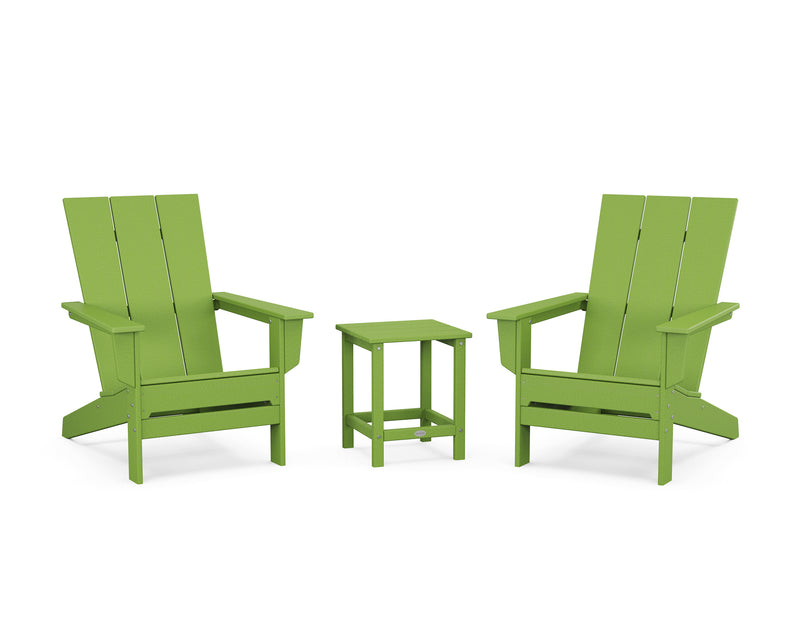 Modern Studio 3 Piece Adirondack Set - The Great Escape