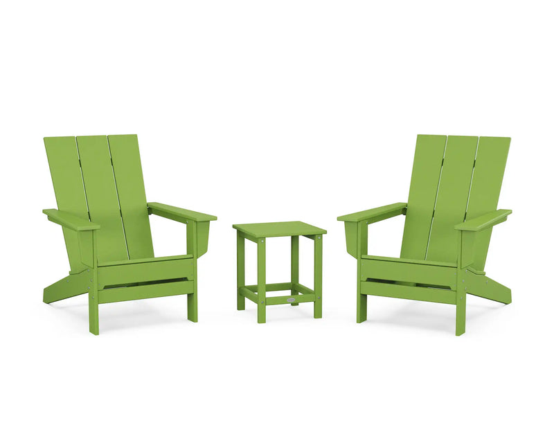 Modern Studio 3 Piece Adirondack Set - The Great Escape