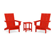 Modern Studio 3 Piece Adirondack Set - The Great Escape