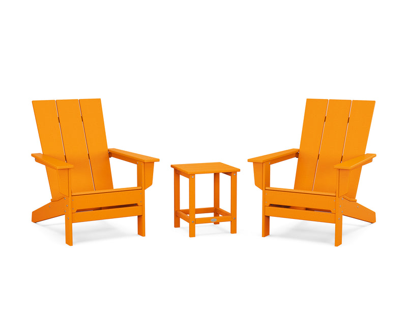Modern Studio 3 Piece Adirondack Set - The Great Escape