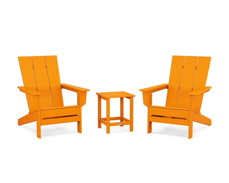 Modern Studio 3 Piece Adirondack Set - The Great Escape