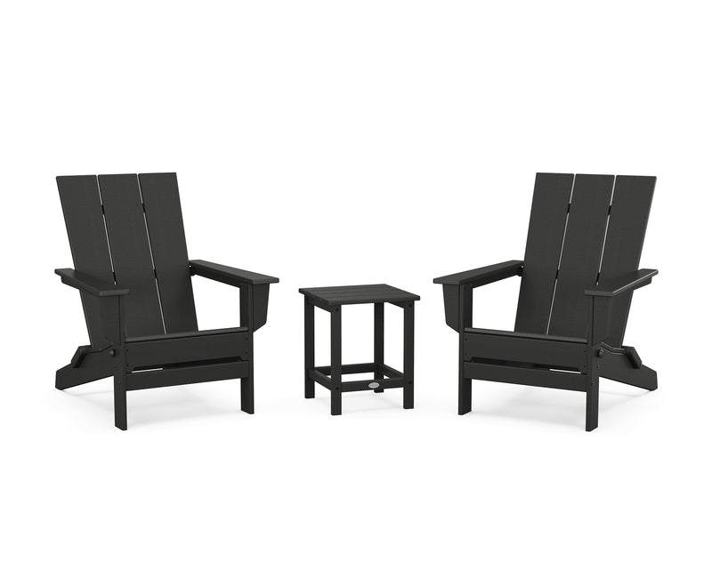 Modern Studio 3 Piece Folding Adirondack Set - The Great Escape