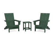 Modern Studio 3 Piece Folding Adirondack Set - The Great Escape