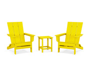 Modern Studio 3 Piece Folding Adirondack Set - The Great Escape