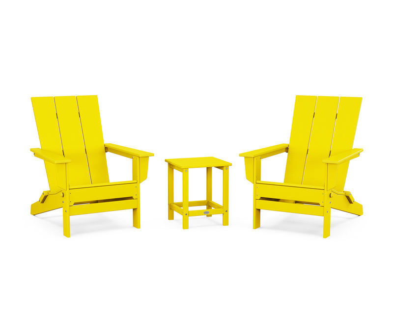 Modern Studio 3 Piece Folding Adirondack Set - The Great Escape