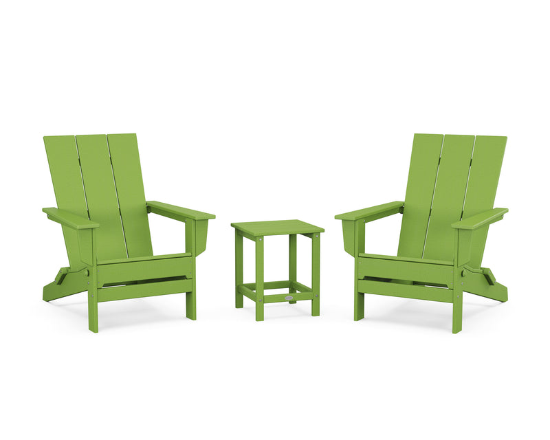 Modern Studio 3 Piece Folding Adirondack Set - The Great Escape