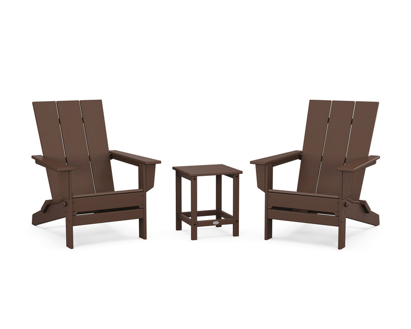 Modern Studio 3 Piece Folding Adirondack Set - The Great Escape
