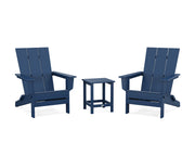Modern Studio 3 Piece Folding Adirondack Set - The Great Escape