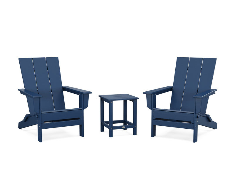 Modern Studio 3 Piece Folding Adirondack Set - The Great Escape