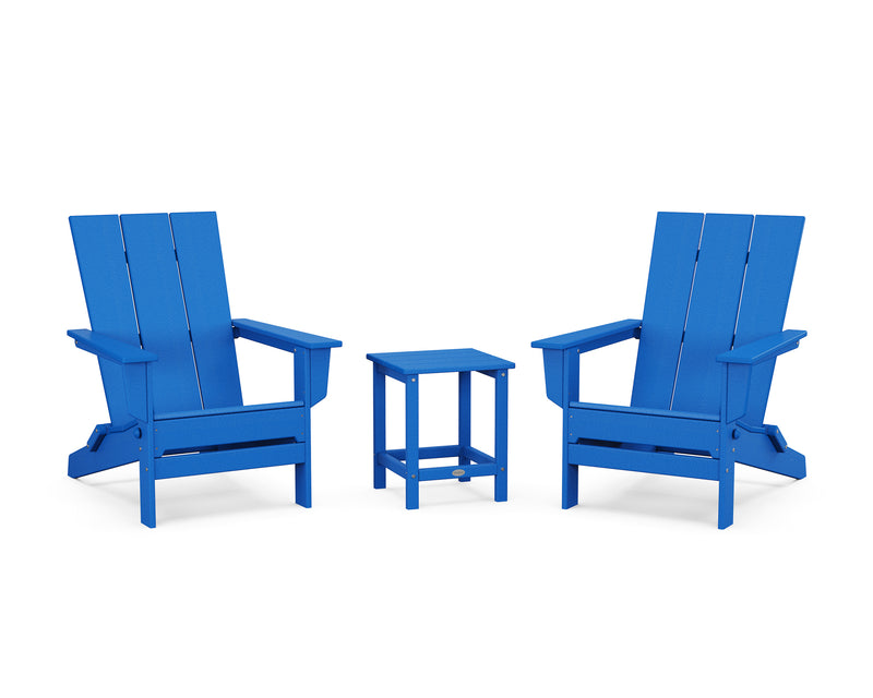 Modern Studio 3 Piece Folding Adirondack Set - The Great Escape