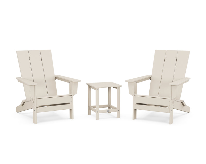 Modern Studio 3 Piece Folding Adirondack Set - The Great Escape