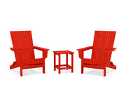 Modern Studio 3 Piece Folding Adirondack Set - The Great Escape