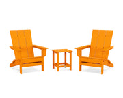 Modern Studio 3 Piece Folding Adirondack Set - The Great Escape